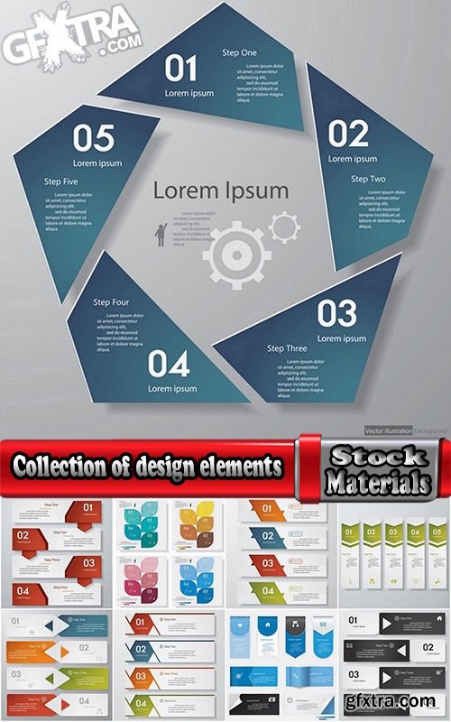 Collection of design elements #1-25 Eps