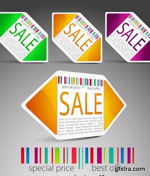 Big Sale Design Elements Vector Set