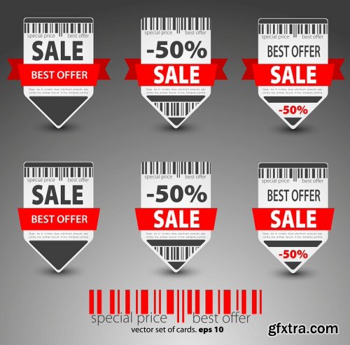 Big Sale Design Elements Vector Set