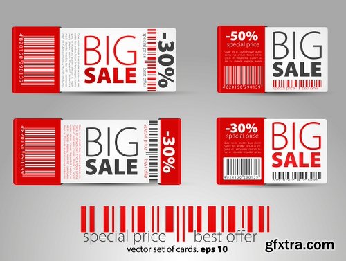 Big Sale Design Elements Vector Set