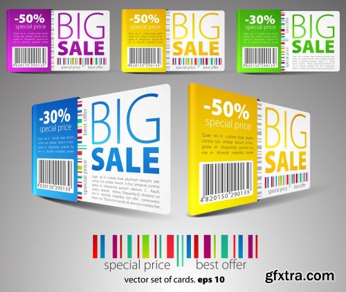 Big Sale Design Elements Vector Set