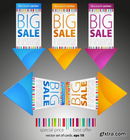 Big Sale Design Elements Vector Set