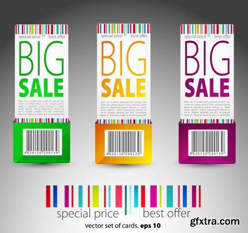 Big Sale Design Elements Vector Set