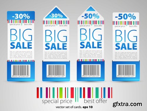 Big Sale Design Elements Vector Set