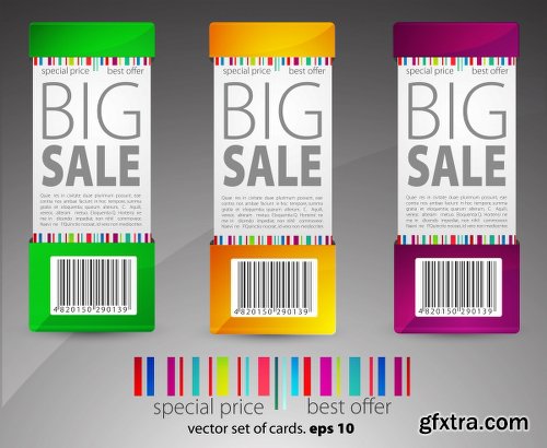 Big Sale Design Elements Vector Set