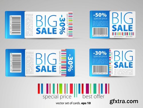 Big Sale Design Elements Vector Set