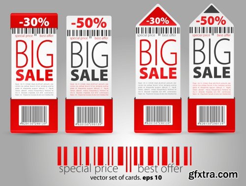 Big Sale Design Elements Vector Set