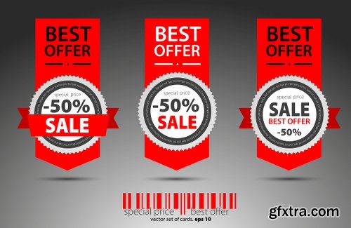 Big Sale Design Elements Vector Set