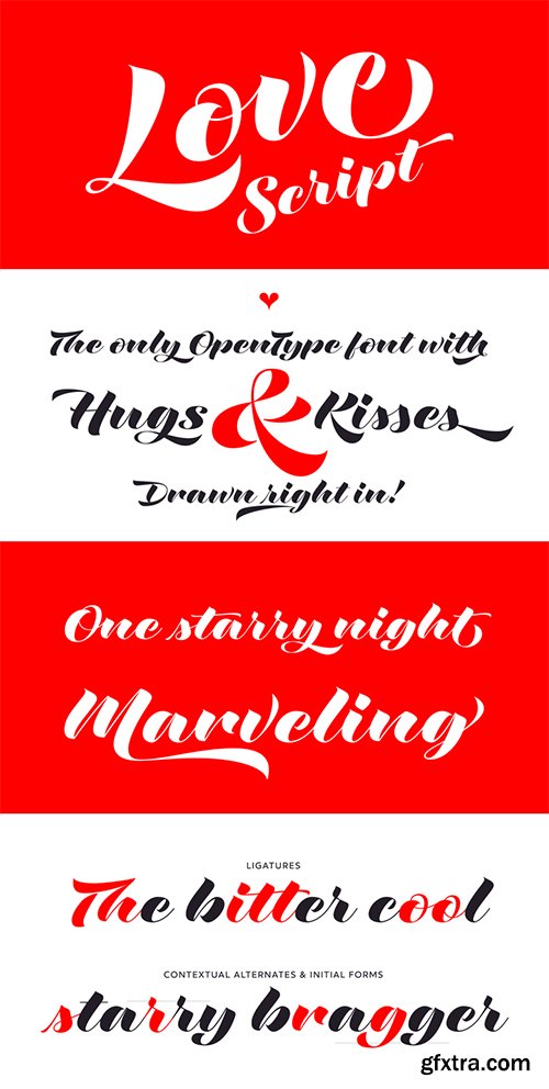 Love Script Font - 1 Font $55