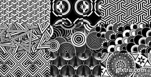 Videohive - Art Deco Background Patterns 1