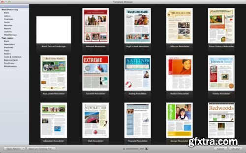 Apple Pages 5.2.2 Retail Multilingual + Essential Templates (Mac OS X)