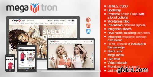 ThemeForest - Megatron v1.1.0 - Megaflexible Responsive Magento Theme