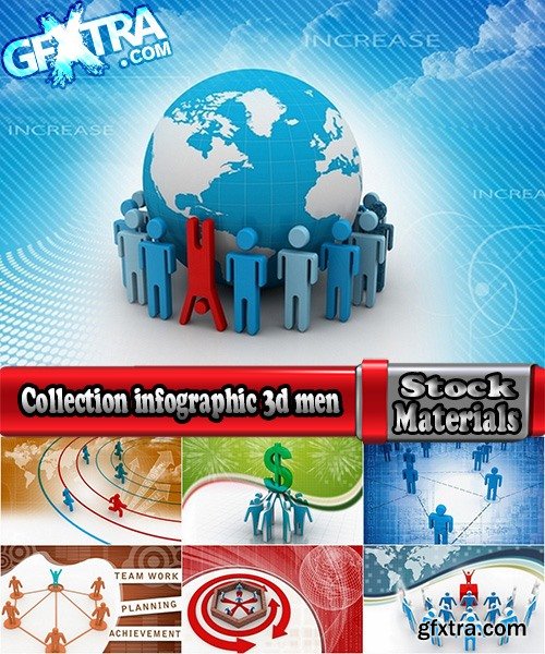 Collection infographic 3d men 25 UHQ Jpeg