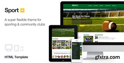 ThemeForest - Sport v1.1 - Sporting Club Template - FULL