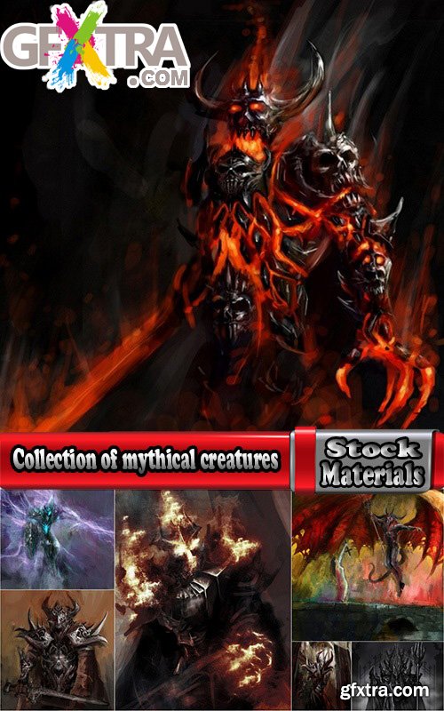 Collection of mythical creatures 25 UHQ Jpeg