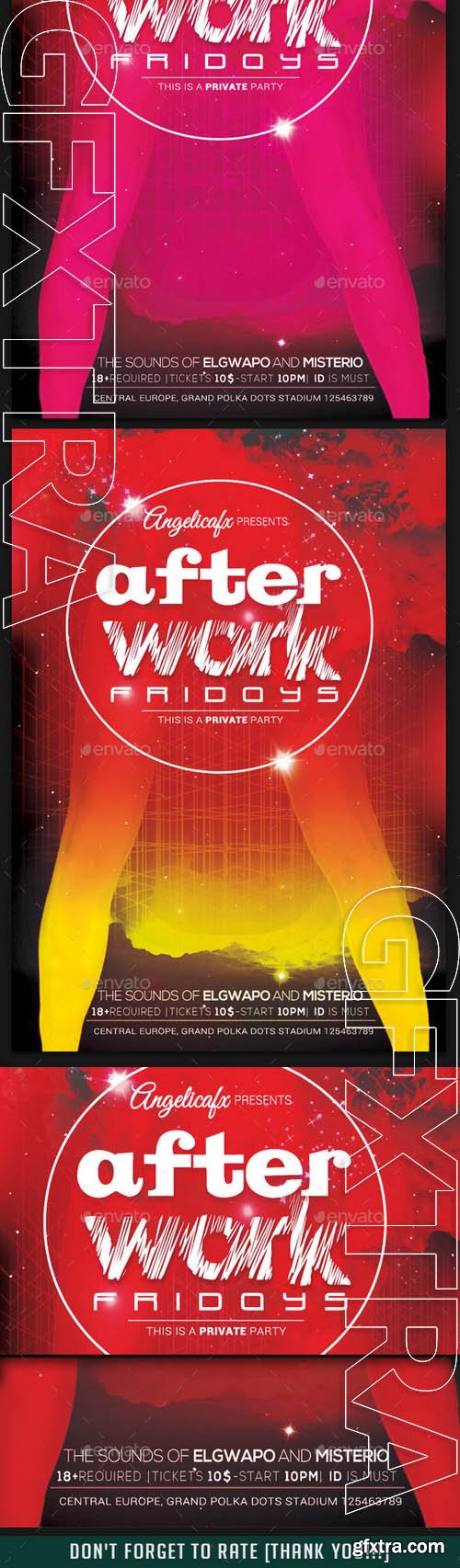 After Work Flyer Template - GraphicRiver 9016949