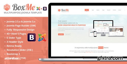 ThemeForest - BoxMe v1.2 - Responsive Multipurpose Joomla Template