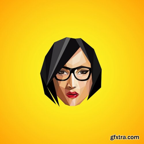 Hipster Style People Vector Set