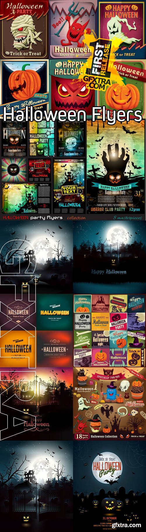 Vector - Halloween Flyers