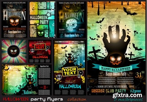 Vector - Halloween Flyers