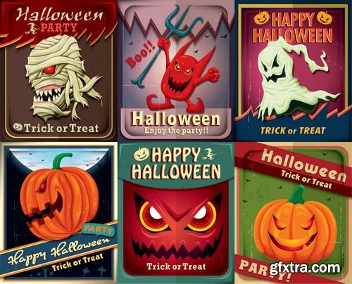 Vector - Halloween Flyers