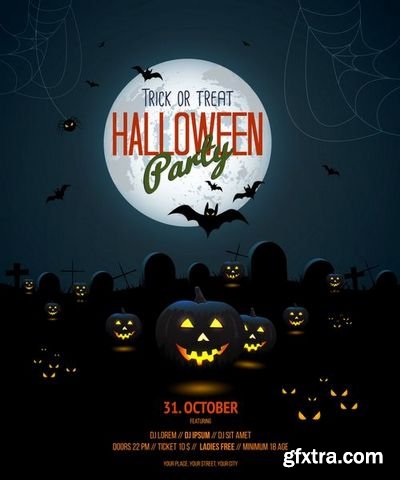 Vector - Halloween Flyers