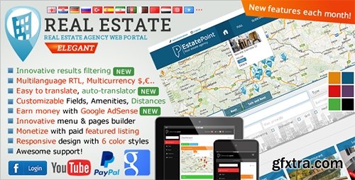 CodeCanyon - Real Estate Agency Portal v1.4.8