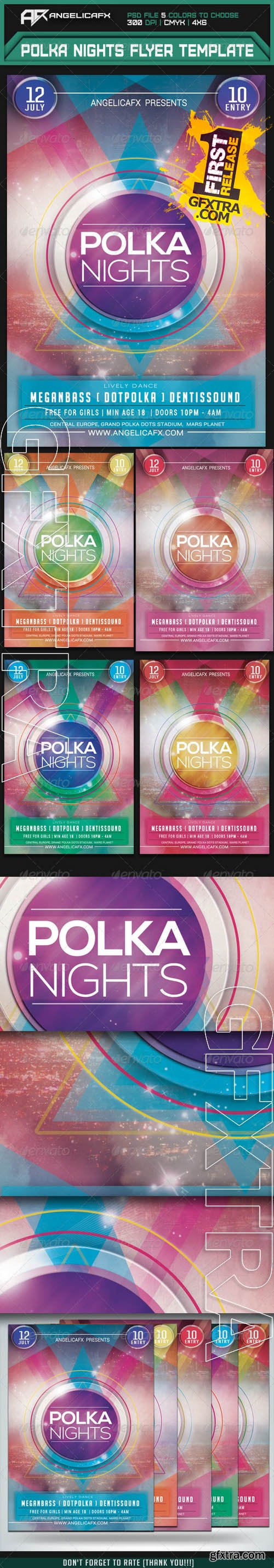 Polka Nights Flyer Template - GraphicRiver 7333965