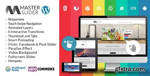 CodeCanyon - Master Slider v2.7.2 - WordPress Responsive Touch Slider