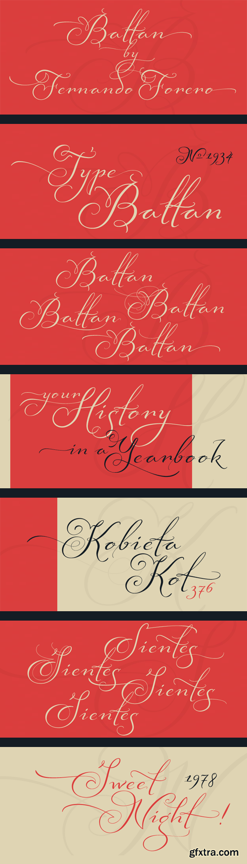 Baltan Font Family - 8 Fonts for $156