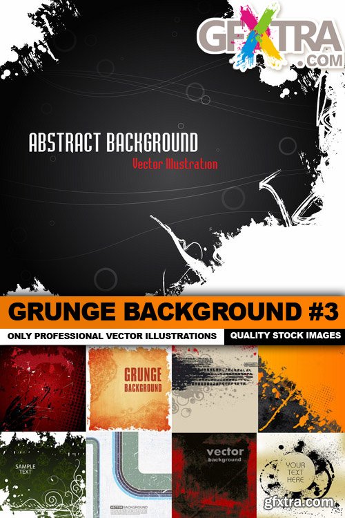 Grunge Background #3 - 30 Vector