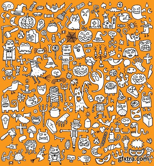 Halloween Vector Scrap - 15x EPS