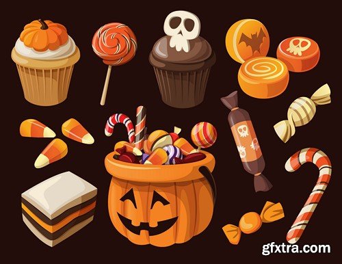 Halloween Vector Scrap - 15x EPS