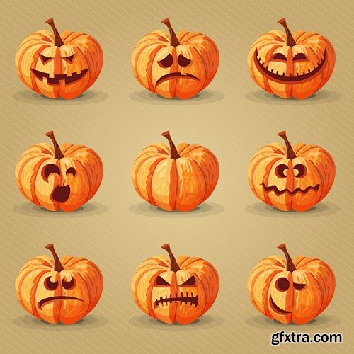 Halloween Vector Scrap - 15x EPS