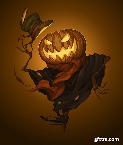 Halloween Vector Scrap - 15x EPS