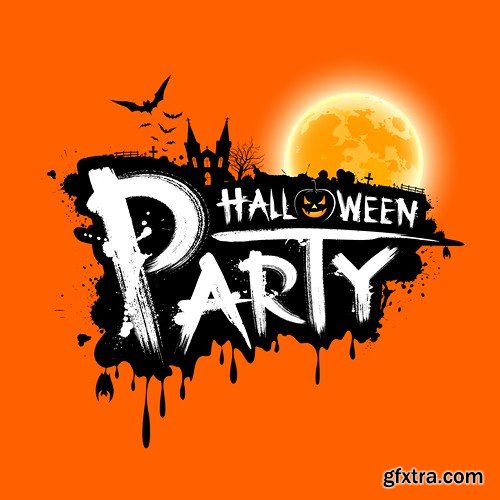 Halloween Vector Scrap - 15x EPS