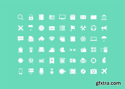 PSD & AI Simple Web Icons - Adena