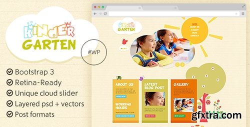 ThemeForest - Kindergarten v6.0 - WordPress Theme