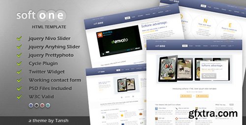 ThemeForest - Softone v1.0 - Software / App HTML Template - FULL