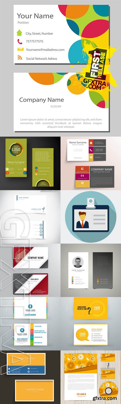 Vector - Flat Business Card 2