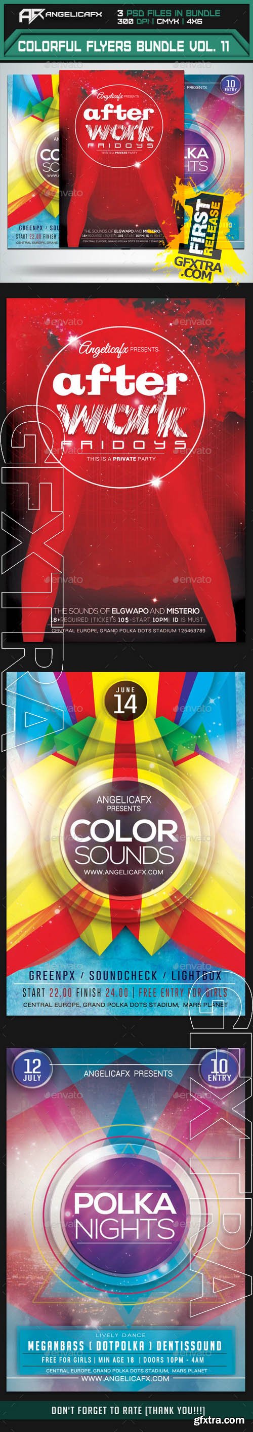 Colorful Flyers Bundle Vol. 11 - GraphicRiver 9135448