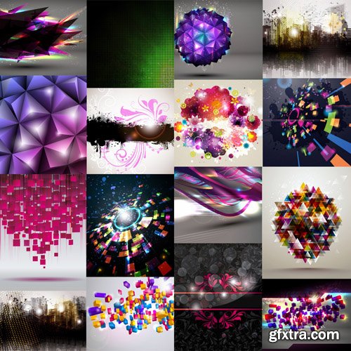 Abstract Background Collection#40 - 25 Vector
