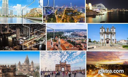 Stock Photos - World Cities 19, 25xJPG