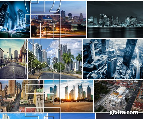 Stock Photos - World Cities 19, 25xJPG