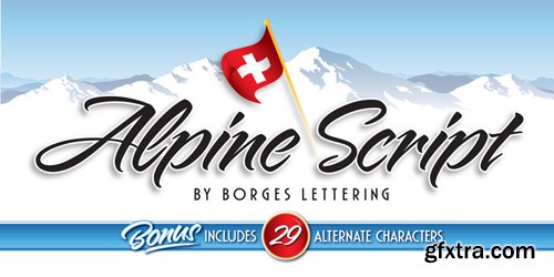 Alpine Script Font for $42