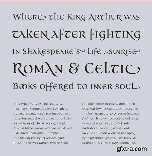 Jana Thork Font Family - 8 Font $240