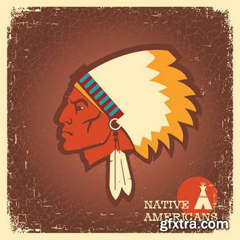 Native American Logos 25xEPS