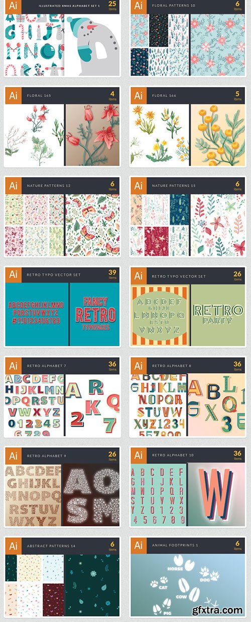 845 Premium Vector Packs worth $11,470