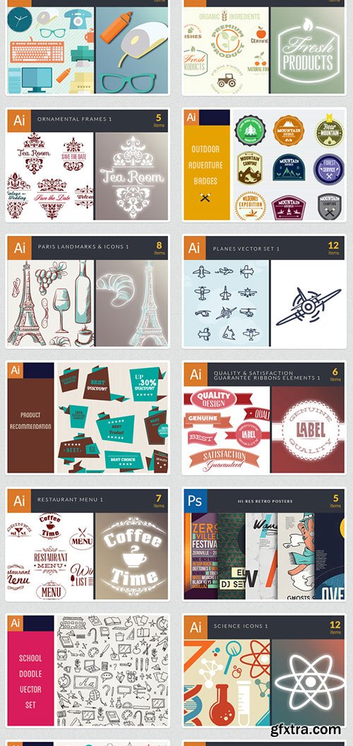 845 Premium Vector Packs worth $11,470