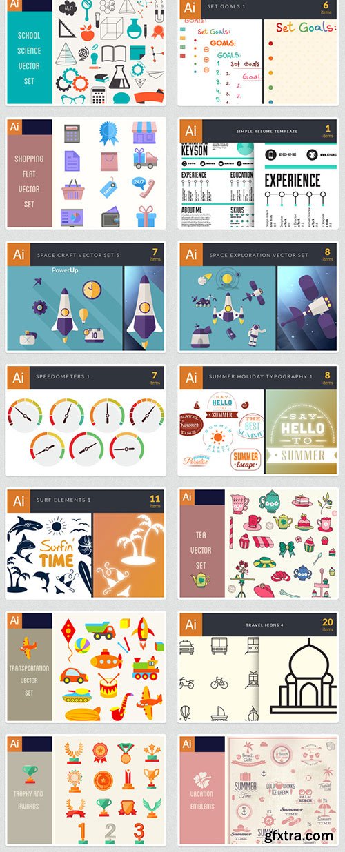 845 Premium Vector Packs worth $11,470